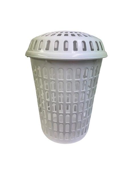 Tall Laundry Basket with Lid