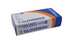 Gloveman Clear Vinyl Powder Free Glove
