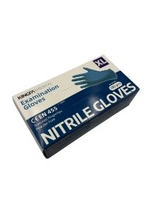 Kingfa Extra Large Blue Nitrile Gloves (100)
